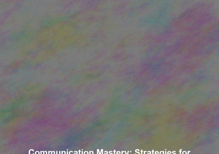 Communication Mastery: Strategies for Thriving with Comprehensive Speech Therapy