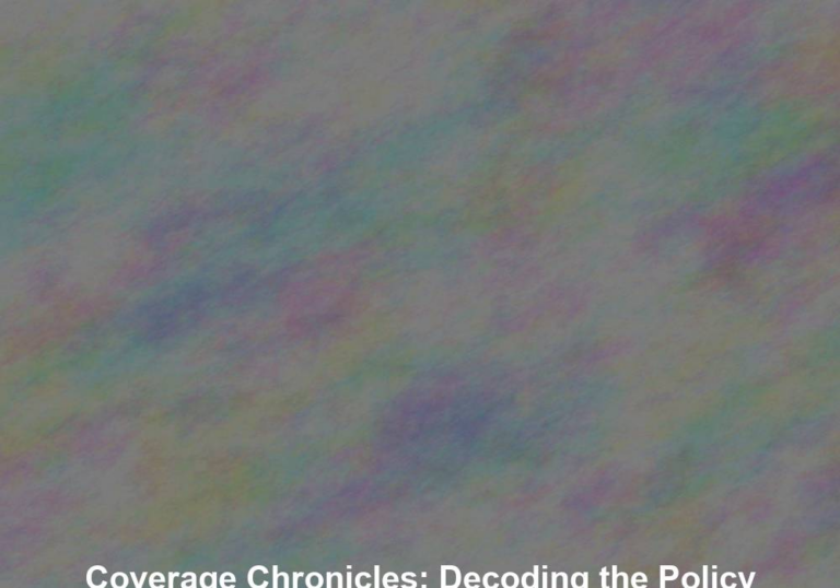 Coverage Chronicles: Decoding the Policy Coverage Details for Informed Choices